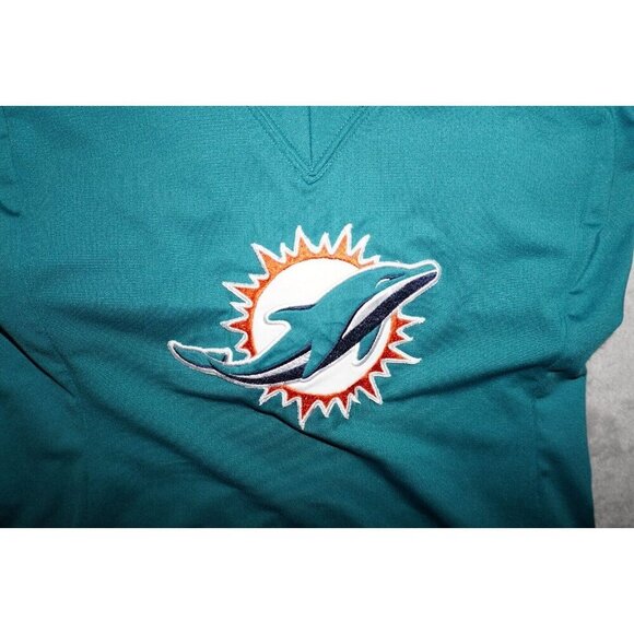 All Sport Couture Miami Dolphins Long Sleeve Top with Mesh Collar Medium SOLD OU - Picture 6 of 10